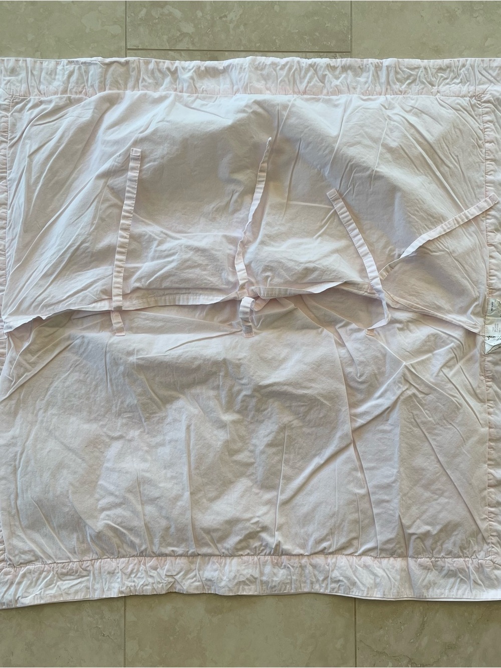2 Simply Shabby Chic Pale Pink Embroidered Decorative Pillow Sham - Picture 4 of 14